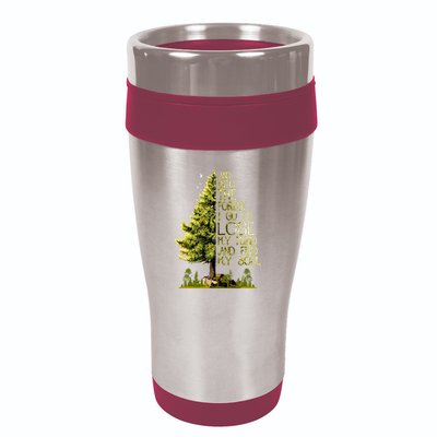 And Into The Forest I Go To Lose My Mind And Find My Soul 16oz Travel Tumbler