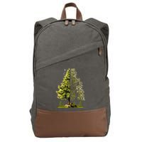 And Into The Forest I Go To Lose My Mind And Find My Soul Cotton Canvas Backpack