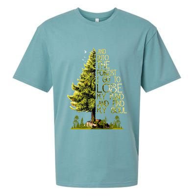 And Into The Forest I Go To Lose My Mind And Find My Soul Sueded Cloud Jersey T-Shirt