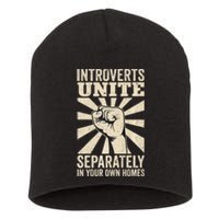 Antisocial Introverts Unite Separately In Your Own Homes Premium Short Acrylic Beanie