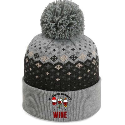 All I Want Christmas Is Wine The Baniff Cuffed Pom Beanie