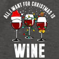 All I Want Christmas Is Wine Vector Backpack