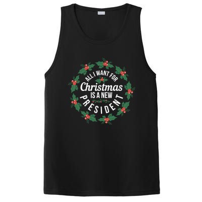 All I Want For Christmas Is A New President Gift PosiCharge Competitor Tank