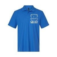 All I Want For Christmas Is Sleep Funny Xmas Present Humor Gift Softstyle Adult Sport Polo