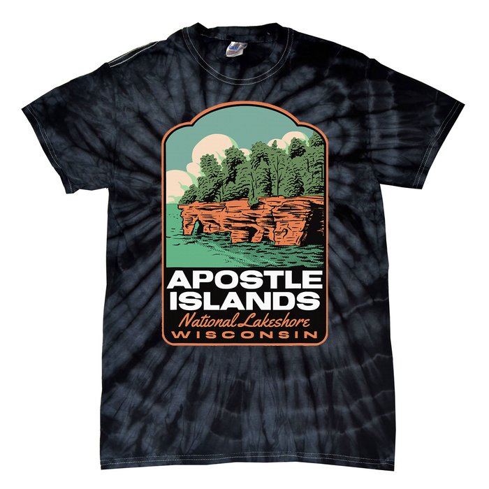 Apostle Islands Wisconsin Tie-Dye T-Shirt