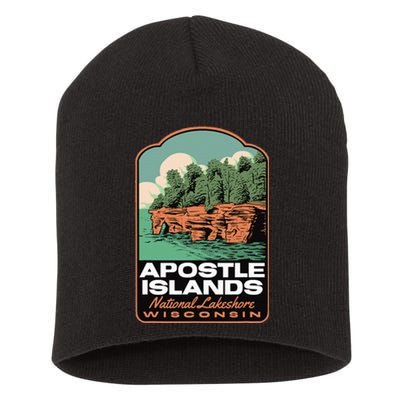 Apostle Islands Wisconsin Short Acrylic Beanie