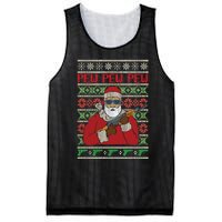 All I Want Is Guns Ugly Christmas Hunting Mesh Reversible Basketball Jersey Tank