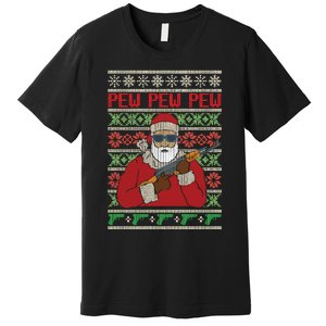 All I Want Is Guns Ugly Christmas Hunting Premium T-Shirt