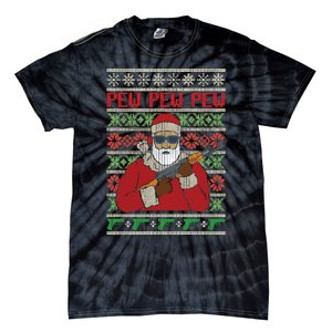 All I Want Is Guns Ugly Christmas Hunting Tie-Dye T-Shirt