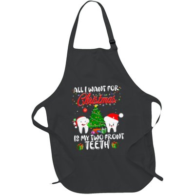 All I want for Christmas is My Two Front Teeth Funny Apron