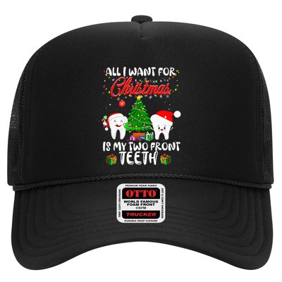 All I want for Christmas is My Two Front Teeth Funny Trucker Hat
