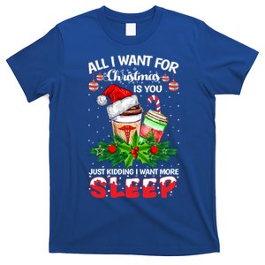 All I Want For Christmas Is You Just Ding I Want Sleep Cool Gift T-Shirt