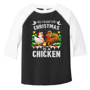 All I Want For Christmas Is A Chicken Ugly Toddler Fine Jersey T-Shirt