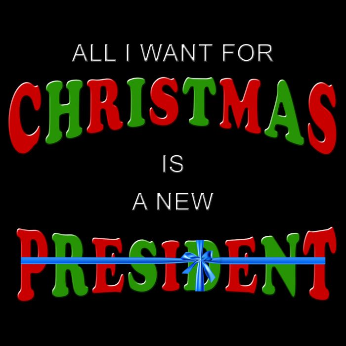 All I Want For Christmas Is A New President T-Shirt