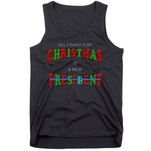 All I Want For Christmas Is A New President Tank Top