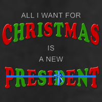 All I Want For Christmas Is A New President Golf Towel
