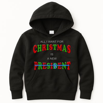 All I Want For Christmas Is A New President Kids Hoodie
