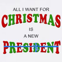 All I Want For Christmas Is A New President Garment-Dyed Sweatshirt