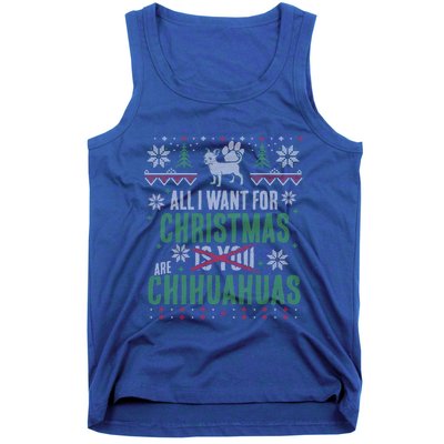 All I Want For Christmas Are Chihuahuas Gift Tank Top