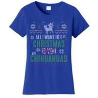 All I Want For Christmas Are Chihuahuas Gift Women's T-Shirt