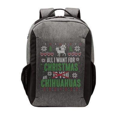 All I Want For Christmas Are Chihuahuas Gift Vector Backpack