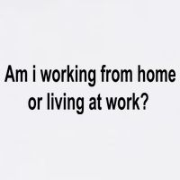 Am I Working From Home Or Living At Work Garment-Dyed Sweatshirt