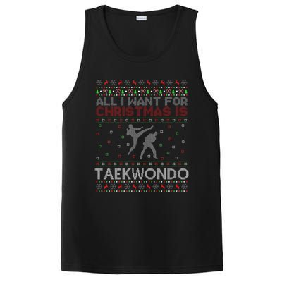 All I Want For Christmas Is Ugly Taekwondo Christmas PosiCharge Competitor Tank