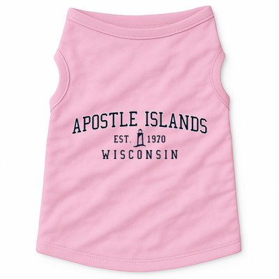 Apostle Islands Wisconsin Doggie Tank