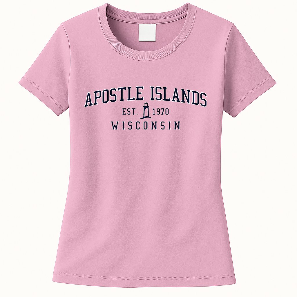 Apostle Islands Wisconsin Womens T-Shirt