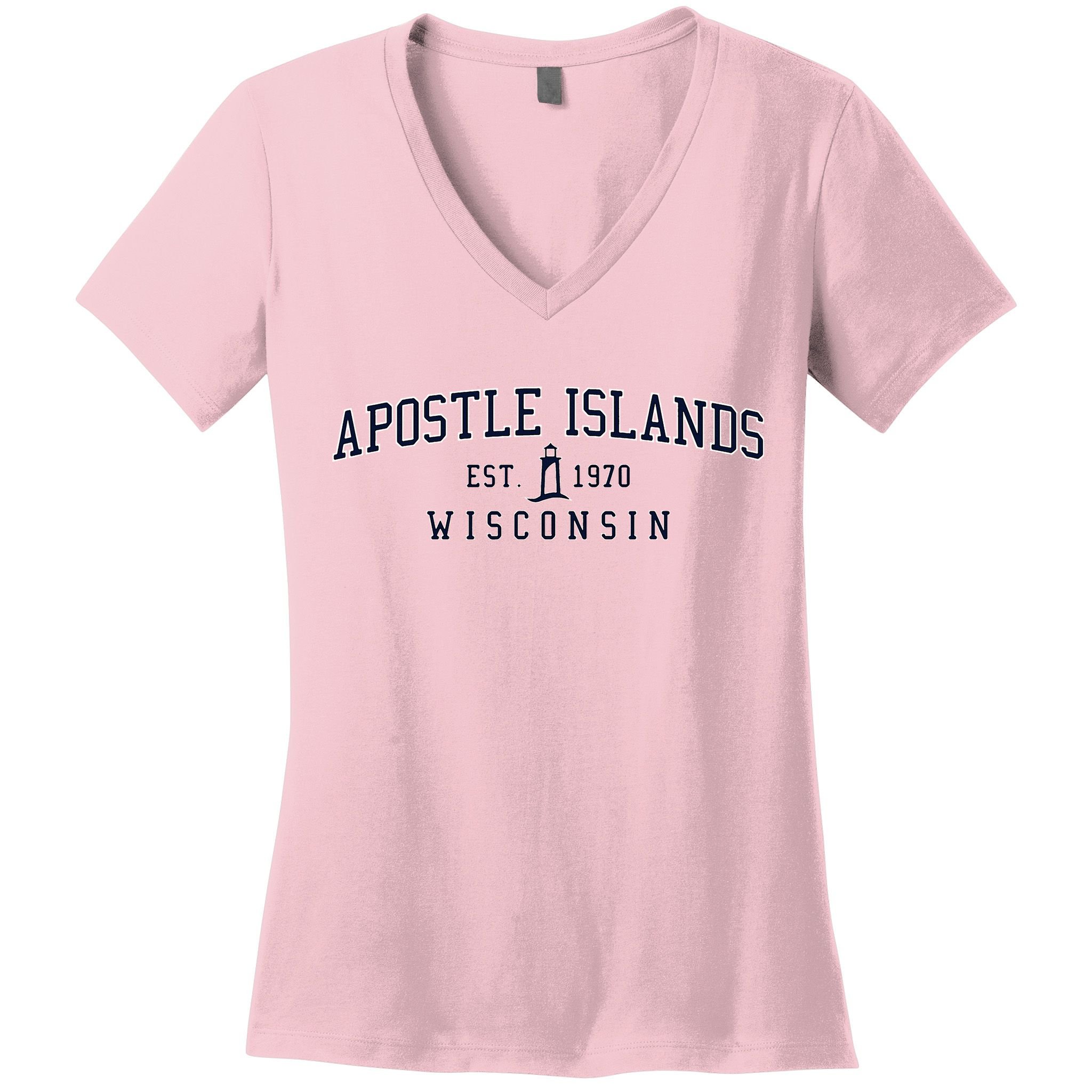 Apostle Islands Wisconsin Women's V-Neck T-Shirt