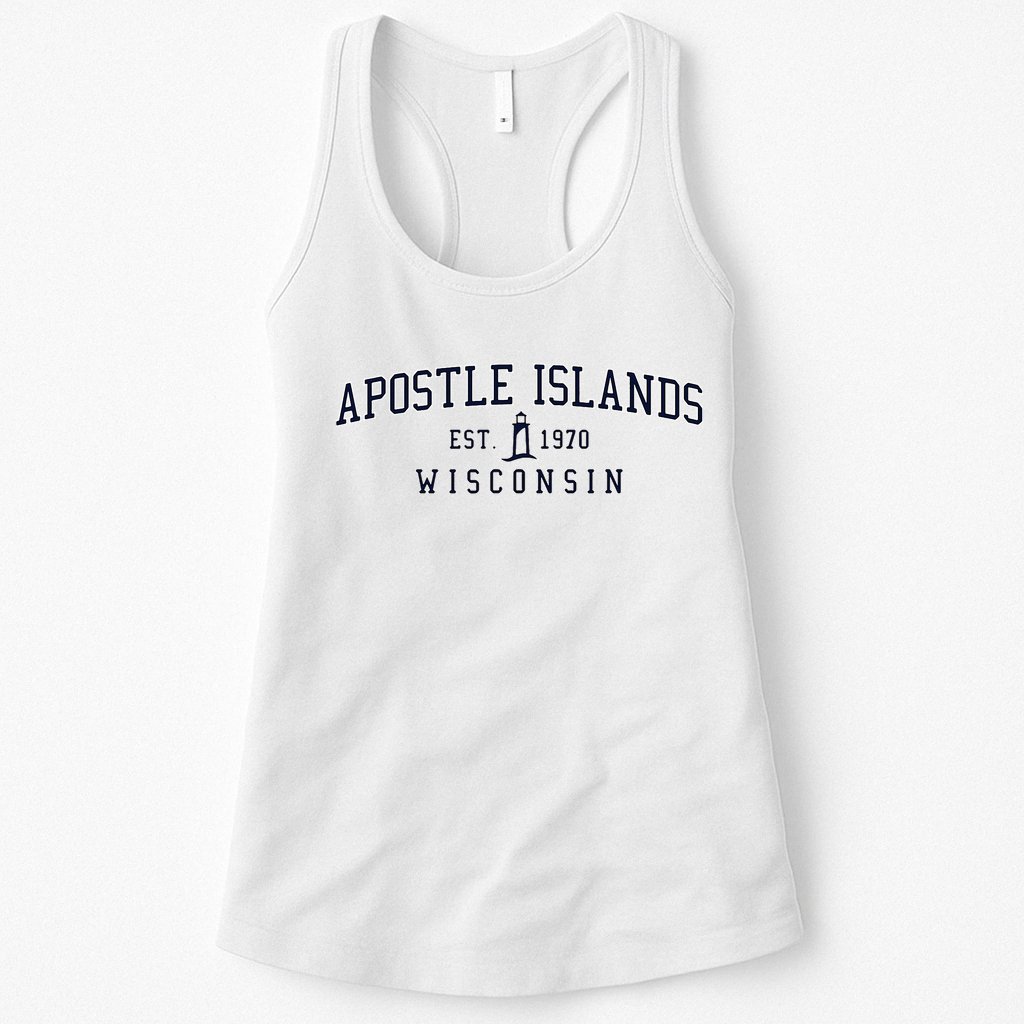 Apostle Islands Wisconsin Womens Tank Top