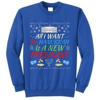 All I Want For Hanukkah Is A New President Fun Xmas Sweater Gift Sweatshirt