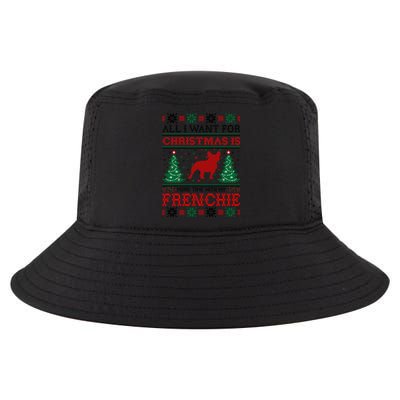 All I Want For Christmas More Time With Frenchie Meaningful Gift Cool Comfort Performance Bucket Hat