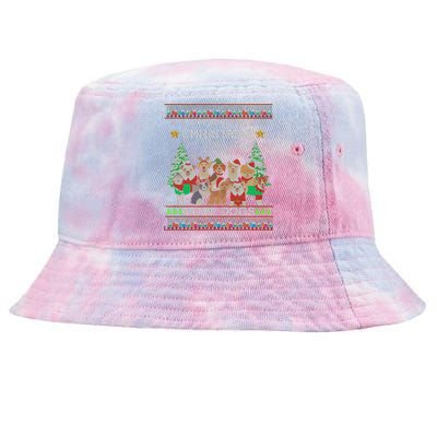 All I Want For Christmas Is More Dogs Ugly Christmas Funny Gift Great Gift Tie-Dyed Bucket Hat