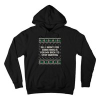 All I Want Is My Back To Stop Hurting Funny Christmas Sweatshirt Hoodie