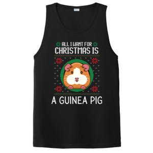 All I Want For Christmas Is A Guinea Pig Funny Xmas Sweater Gift PosiCharge Competitor Tank