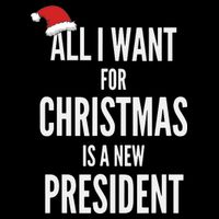 All I Want For Christmas Is A New President Santa Hat City Backpack