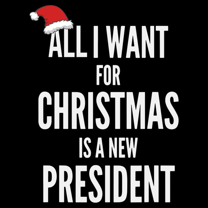 All I Want For Christmas Is A New President Santa Hat City Backpack