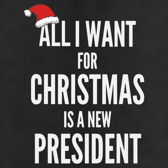 All I Want For Christmas Is A New President Santa Hat 11oz C Handle Ceramic Mug