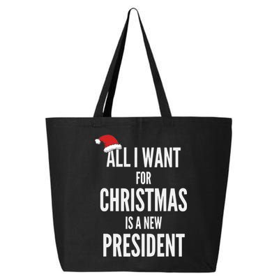 All I Want For Christmas Is A New President Santa Hat 25L Jumbo Tote