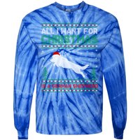 All I Want For Xmas Is A Ger Shepherd Dog Ugly Christmas Gift Tie-Dye Long Sleeve Shirt