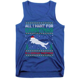 All I Want For Xmas Is A Ger Shepherd Dog Ugly Christmas Gift Tank Top