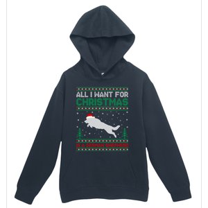 All I Want For Xmas Is A Ger Shepherd Dog Ugly Christmas Gift Urban Pullover Hoodie