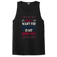 All I Want For Christmas Is My Gross Pay Joke PosiCharge Competitor Tank