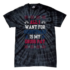 All I Want For Christmas Is My Gross Pay Joke Tie-Dye T-Shirt