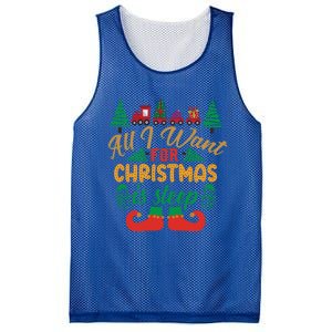 All I Want For Christmas Is Sleep Funny Christmas Funny Funny Gift Mesh Reversible Basketball Jersey Tank