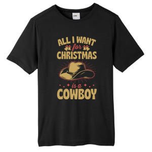 All I Want For Christmas Is A Cow Funny Cute Horse Meaningful Gift Tall Fusion ChromaSoft Performance T-Shirt