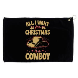 All I Want For Christmas Is A Cow Funny Cute Horse Meaningful Gift Grommeted Golf Towel