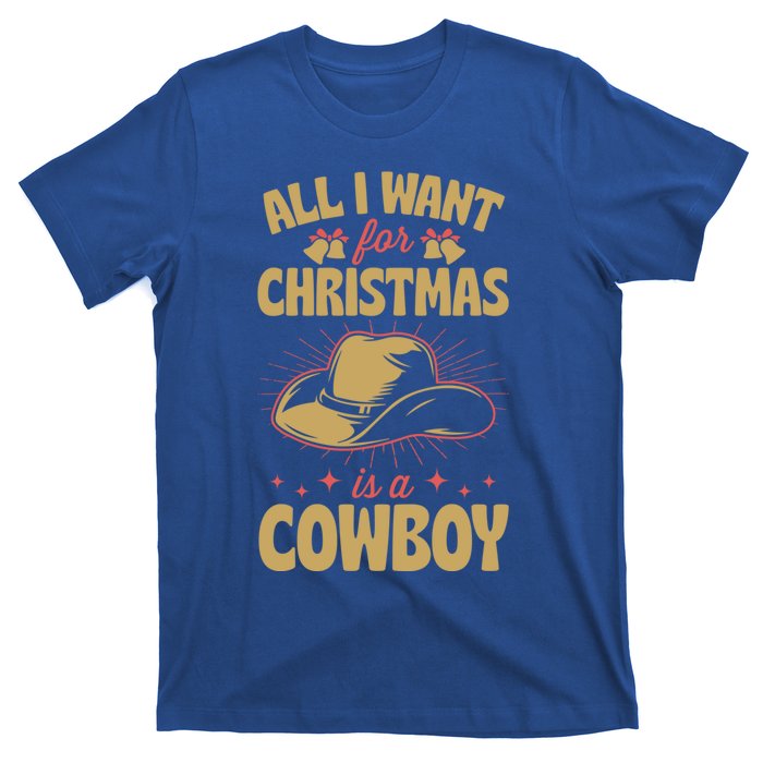 All I Want For Christmas Is A Cow Funny Cute Horse Meaningful Gift T-Shirt