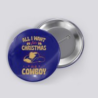 All I Want For Christmas Is A Cow Funny Cute Horse Meaningful Gift Button